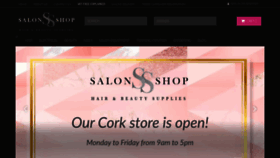 What Salonshop.ie website looked like in 2020 (3 years ago)