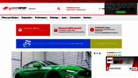 What Shopimport-tuning.com website looked like in 2020 (3 years ago)