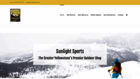 What Sunlightsports.com website looked like in 2020 (3 years ago)