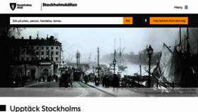 What Stockholmskallan.se website looked like in 2020 (3 years ago)