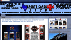 What Sportscardsplussa.com website looked like in 2020 (3 years ago)
