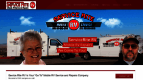 What Serviceriterv.com website looked like in 2020 (3 years ago)