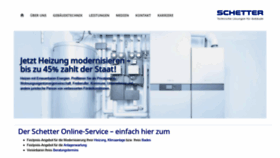 What Schetter.de website looked like in 2020 (3 years ago)