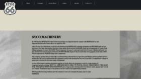 What Syco.co.za website looked like in 2020 (3 years ago)