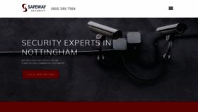 What Safeway-security.co.uk website looked like in 2020 (4 years ago)
