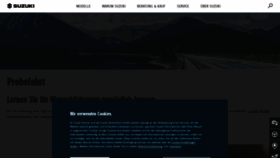 What Suzuki-probefahrt.de website looked like in 2020 (3 years ago)