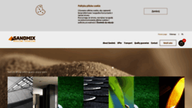 What Sandmix.pl website looked like in 2020 (4 years ago)