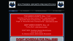What Southernsportspromotions.com website looked like in 2020 (3 years ago)