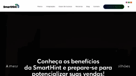 What Smarthint.co website looked like in 2020 (3 years ago)
