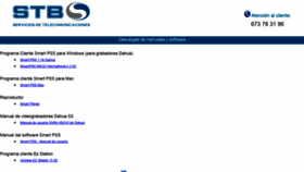 What Stbgalicia.com website looked like in 2020 (3 years ago)
