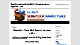 What Scrapeboxmarketplace.com website looked like in 2020 (3 years ago)