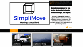 What Simplimove.com website looked like in 2020 (3 years ago)
