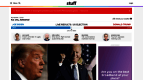 What Stuff.co.nz website looked like in 2020 (3 years ago)