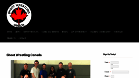 What Shootwrestlingcanada.com website looked like in 2020 (3 years ago)