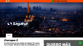 What Sagatur.com website looked like in 2020 (3 years ago)