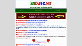 What Soicau247.net website looked like in 2020 (3 years ago)