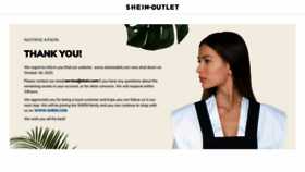 What Sheinoutlet.com website looked like in 2020 (3 years ago)