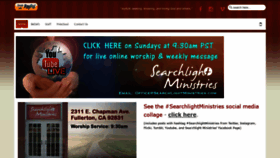 What Searchlightministries.com website looked like in 2020 (3 years ago)