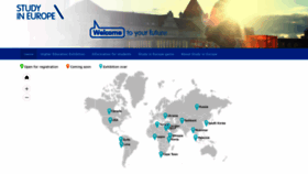 What Studyineuropefairs.eu website looked like in 2020 (3 years ago)