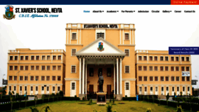 What Stxaviersschoolnevta.com website looked like in 2020 (3 years ago)