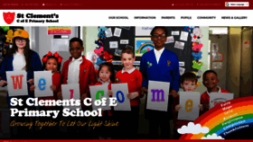 What Stclementsprimary.co.uk website looked like in 2020 (3 years ago)