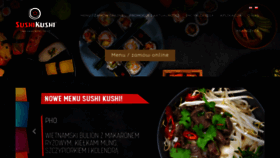 What Sushikushi.pl website looked like in 2020 (4 years ago)