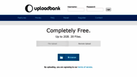 What S1.uploadbank.com website looked like in 2020 (3 years ago)