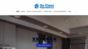 What Socleanvirginiabeach.com website looked like in 2020 (3 years ago)