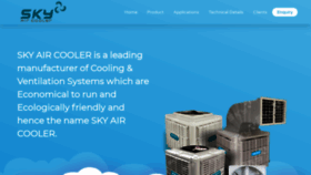 What Skyaircooler.com website looked like in 2020 (3 years ago)