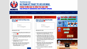 What Sao.hcmute.edu.vn website looked like in 2020 (3 years ago)