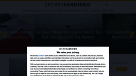 What Secretsandiego.com website looked like in 2020 (3 years ago)