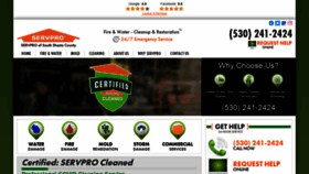 What Servprosouthshastacounty.com website looked like in 2020 (3 years ago)