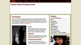 What Samuel-adams-heritage.com website looked like in 2020 (3 years ago)