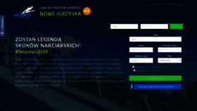 What Ski-jumps.pl website looked like in 2020 (3 years ago)