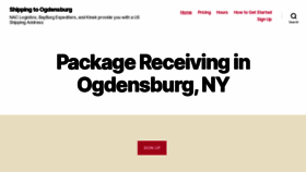 What Shippingtoogdensburg.com website looked like in 2020 (3 years ago)