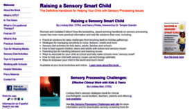 What Sensorysmarts.com website looked like in 2020 (3 years ago)