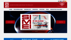 What Simei.it website looked like in 2020 (3 years ago)