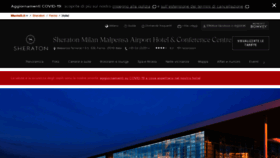 What Sheratonmilanmalpensa.it website looked like in 2020 (3 years ago)
