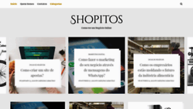What Shopitos.com.br website looked like in 2020 (3 years ago)
