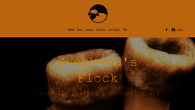 What Shepherdsflock.com website looked like in 2020 (3 years ago)