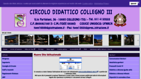 What Scuolecollegno3.it website looked like in 2020 (3 years ago)