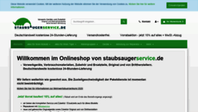 What Staubsaugerservice.de website looked like in 2020 (3 years ago)