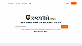 What Seoinf.com website looked like in 2020 (3 years ago)