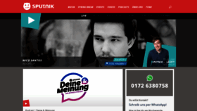 What Sputnik.de website looked like in 2020 (3 years ago)