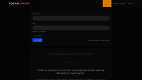 What Sosyalbayin.com website looked like in 2020 (3 years ago)