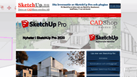 What Sketchup.nu website looked like in 2020 (4 years ago)