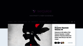 What Secjuice.com website looked like in 2020 (3 years ago)