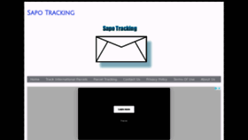 What Sapotracking.com website looked like in 2020 (3 years ago)