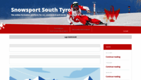 What Snowsport-altoadige.com website looked like in 2020 (3 years ago)