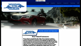 What Savannahauto.net website looked like in 2020 (3 years ago)